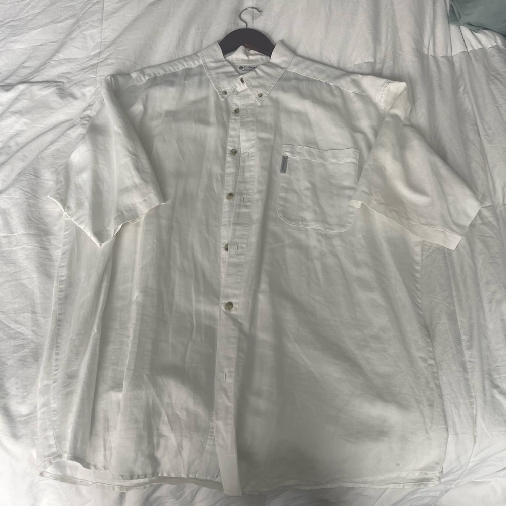 White linen shirt